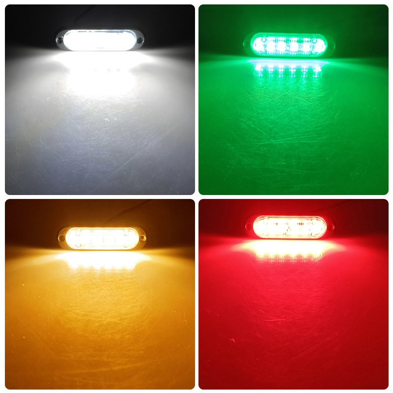 12-30V LED Side Marker for Truck Harvester Tractor, Car Trailer Position Lamp Rear Signal Light Factory