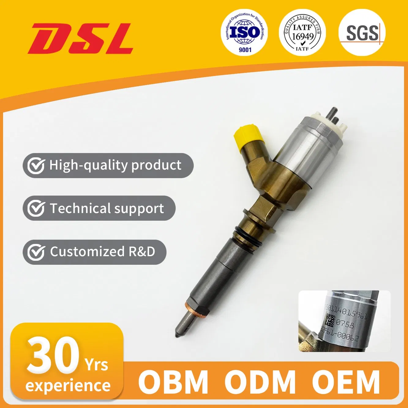 Топливная форсунка Common Rail 326-4700 для экскаватора 320d