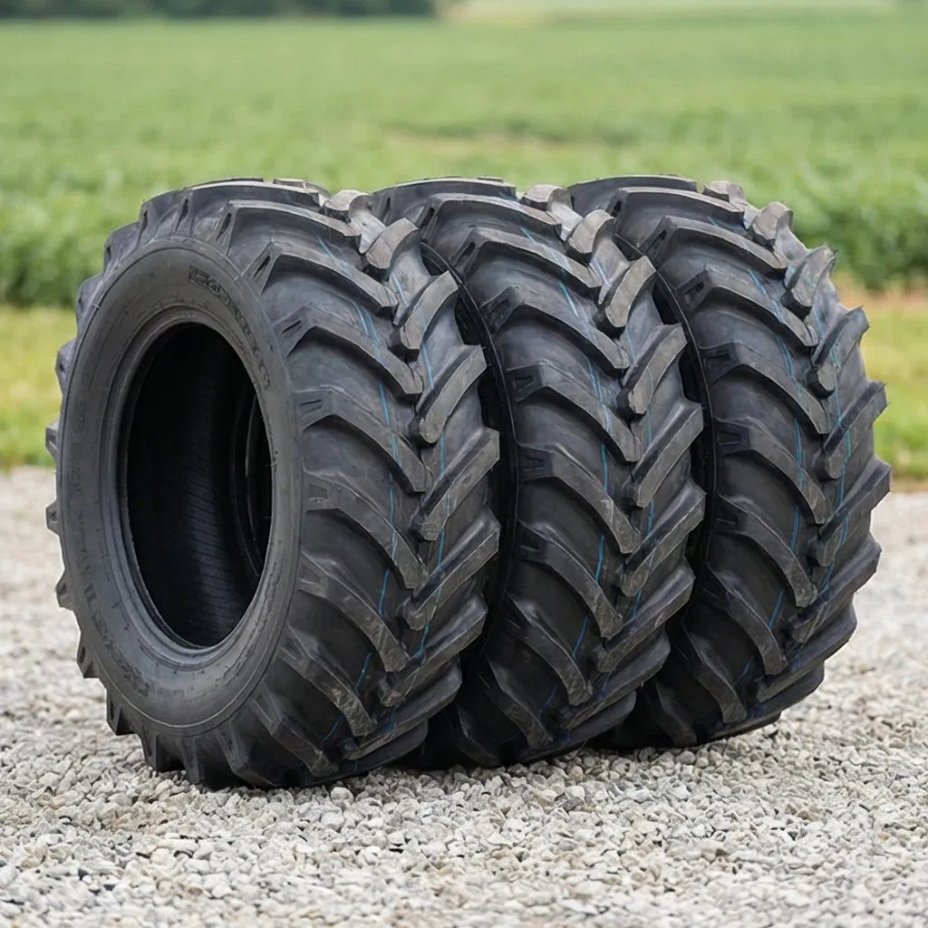 Size 11.5/80-15.3 Agricultural Tractor Tyre with Rim Herringbone Pattern for Tractor Rear Wheel
