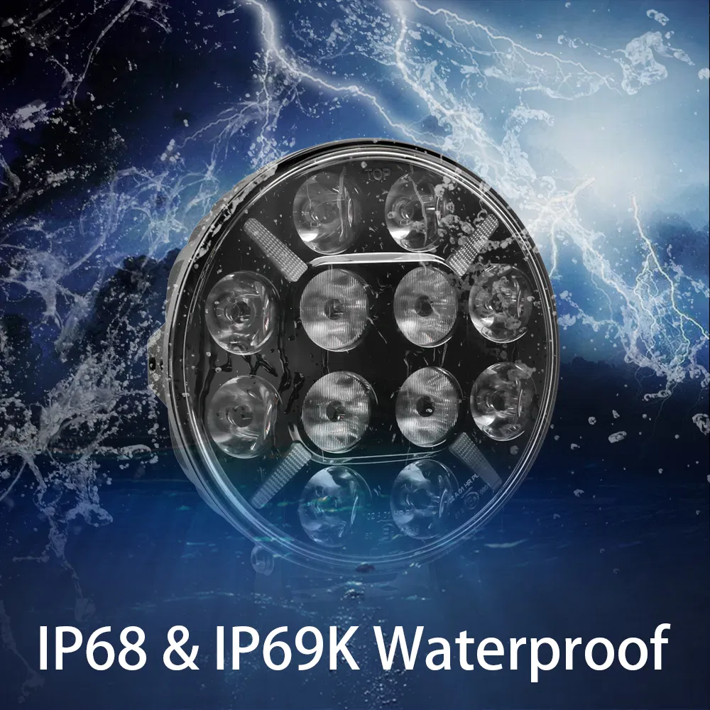 Светодиодная фара 9 дюймов для внедорожников, 120Вт