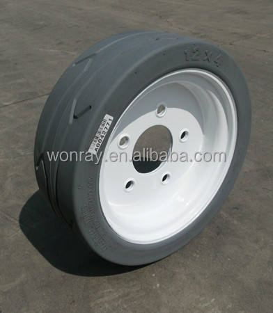 Skyjack Scissor Lift Machine Solid Rubber Wheel Tire 12X4 2.00-8 16X5X12 4.00-8 12X4.5