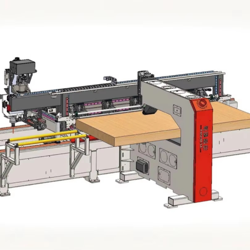 Надежная ленточная пила CNC с интегрированным фрезерованием и сверлением для различных материалов