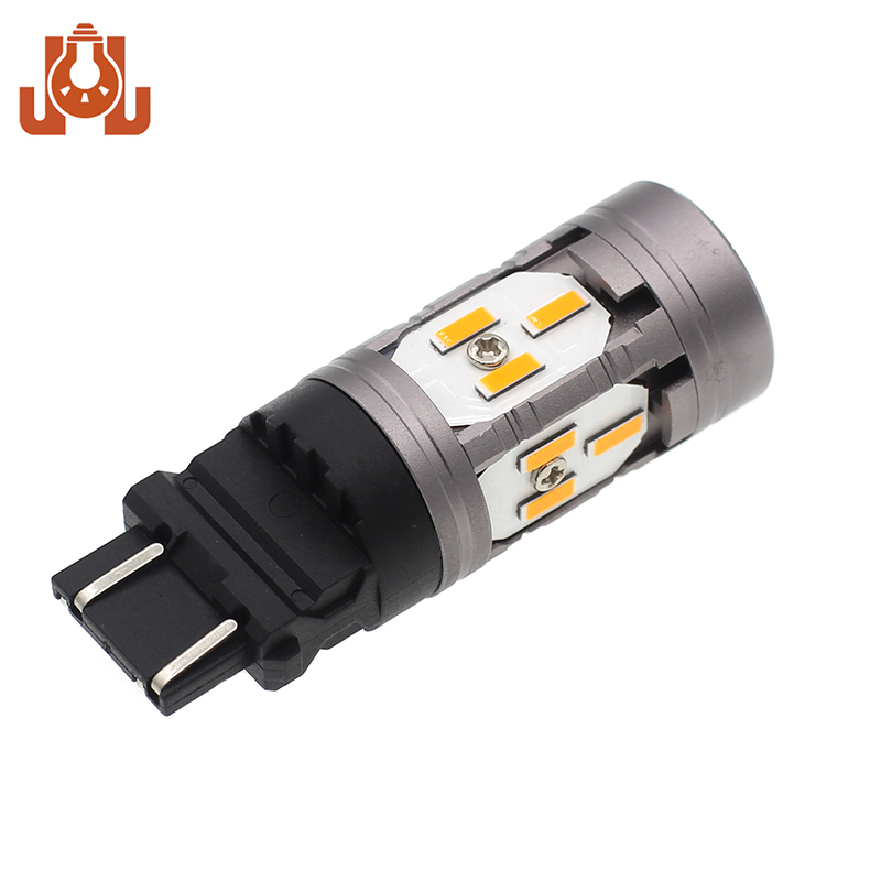 Светодиодная лампа указателя поворота 3157 Amber Canbus