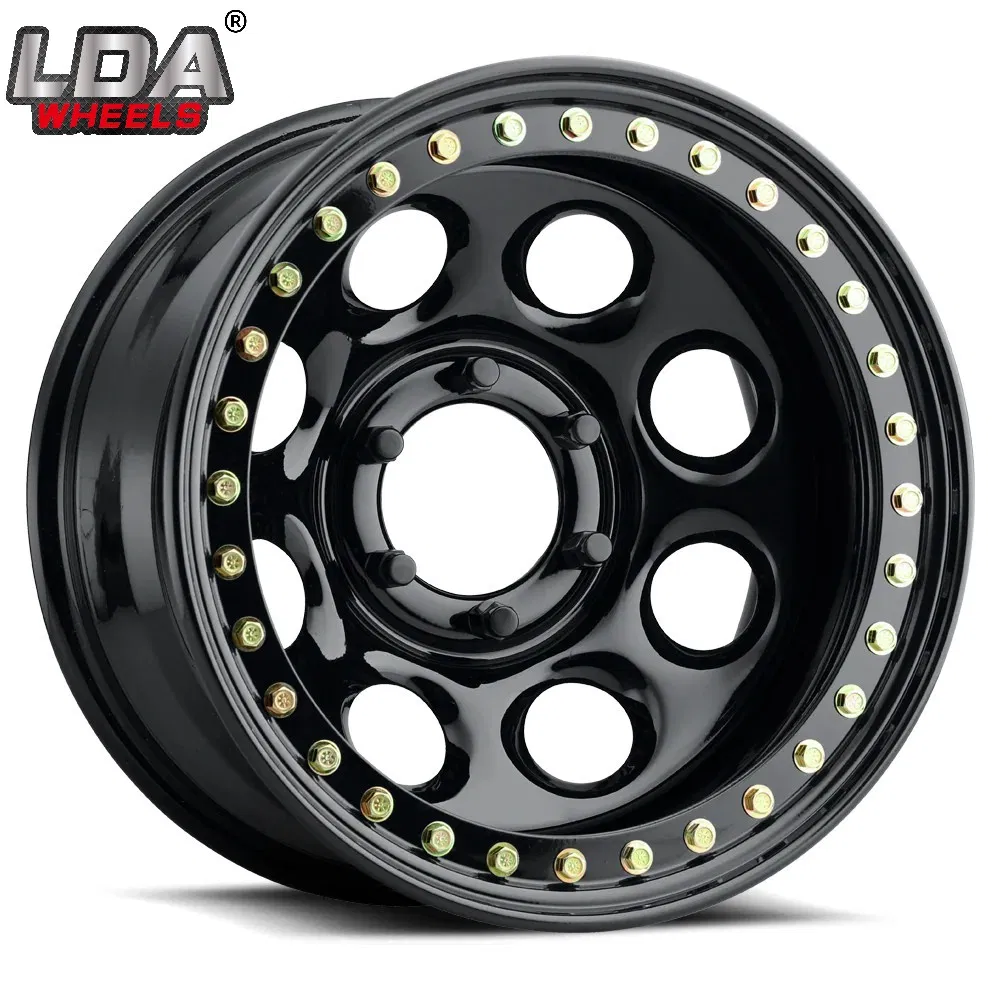 Стальной диск для внедорожника 4x4, черный