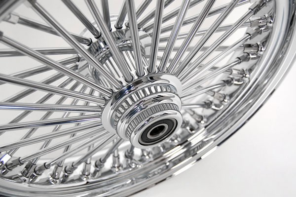 Колесо мотоциклетное 21x3.5 с усиленными спицами 9мм