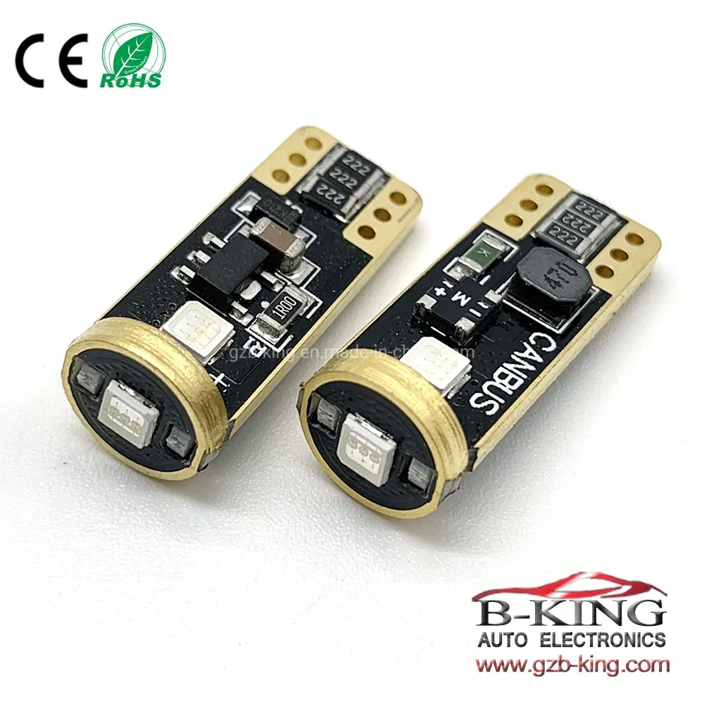 Светодиодная лампа T10 Green для авто