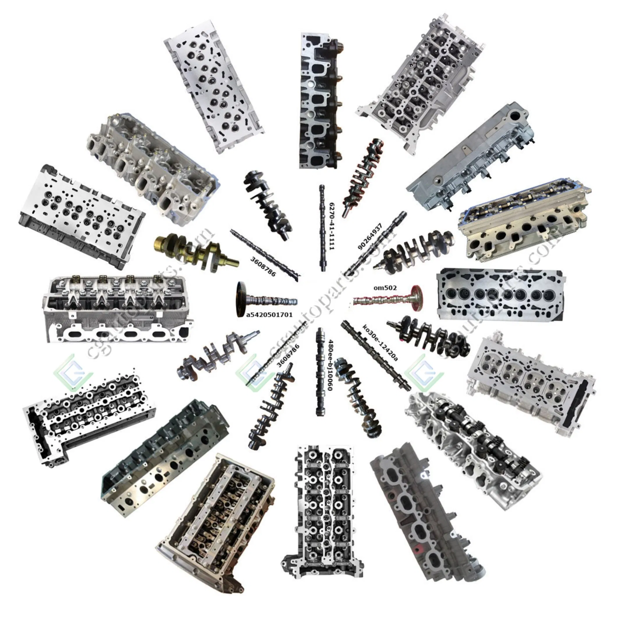 Головка блока цилиндров 4D34 для двигателя Mitsubishi