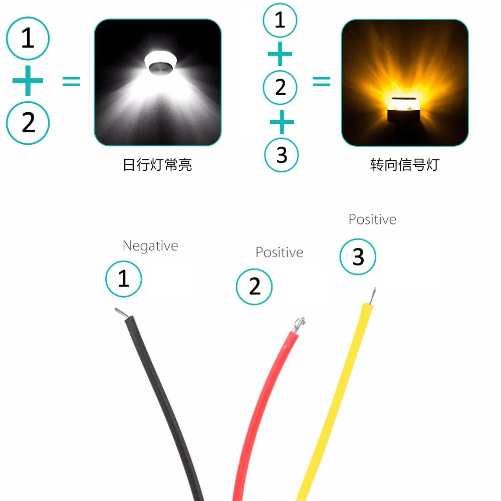 Светодиодные поворотники Raych для руля мотоцикла
