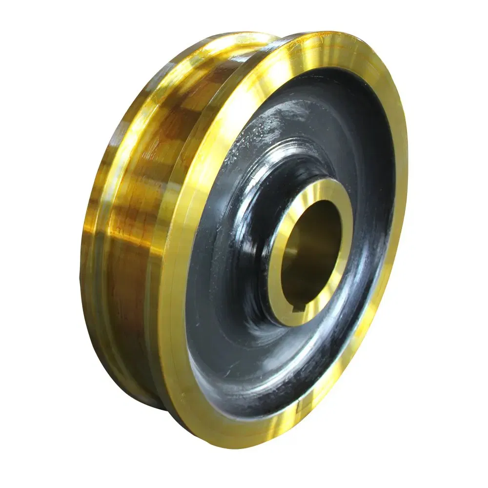 High Strength Hoist Gantry Bridge Overhead Crane Construction Sand Cast Steel Wheels