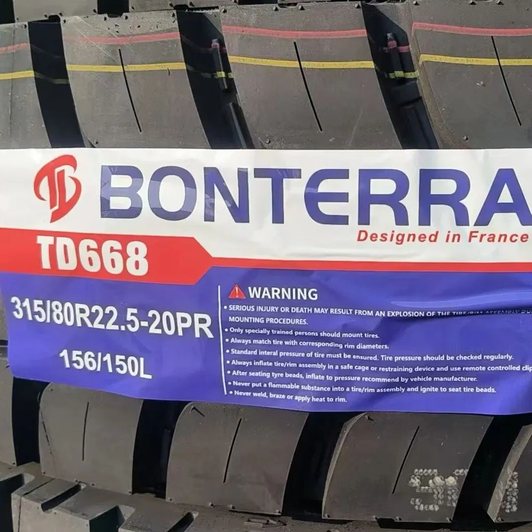 Bonterra Top Tire Brands Radial TBR Truck Bus Tires 315/80r22.5 385/65r22.5 Best Wholesale Tyre Price