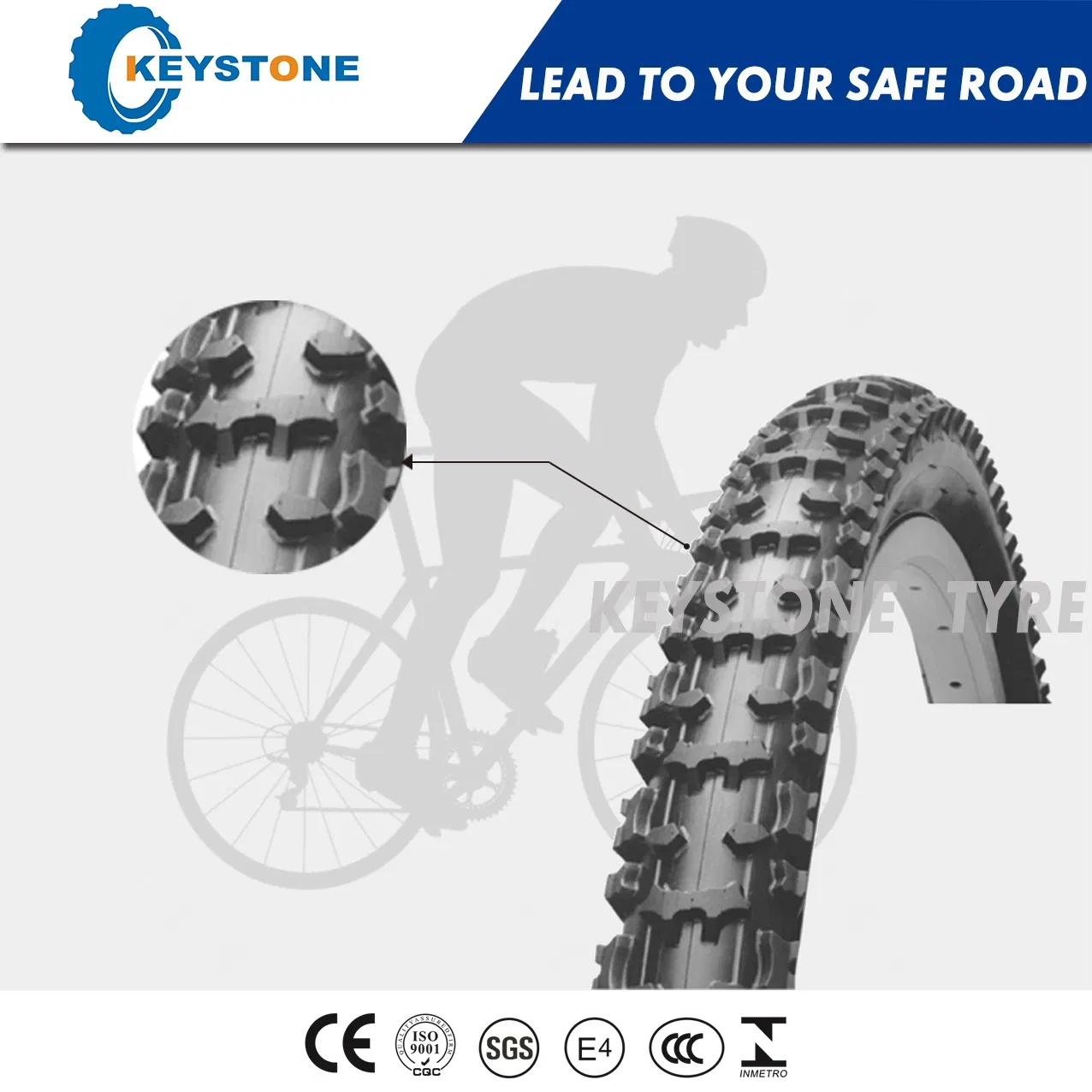 Велосипедная покрышка ECE Dual Compound для кросс-кантри