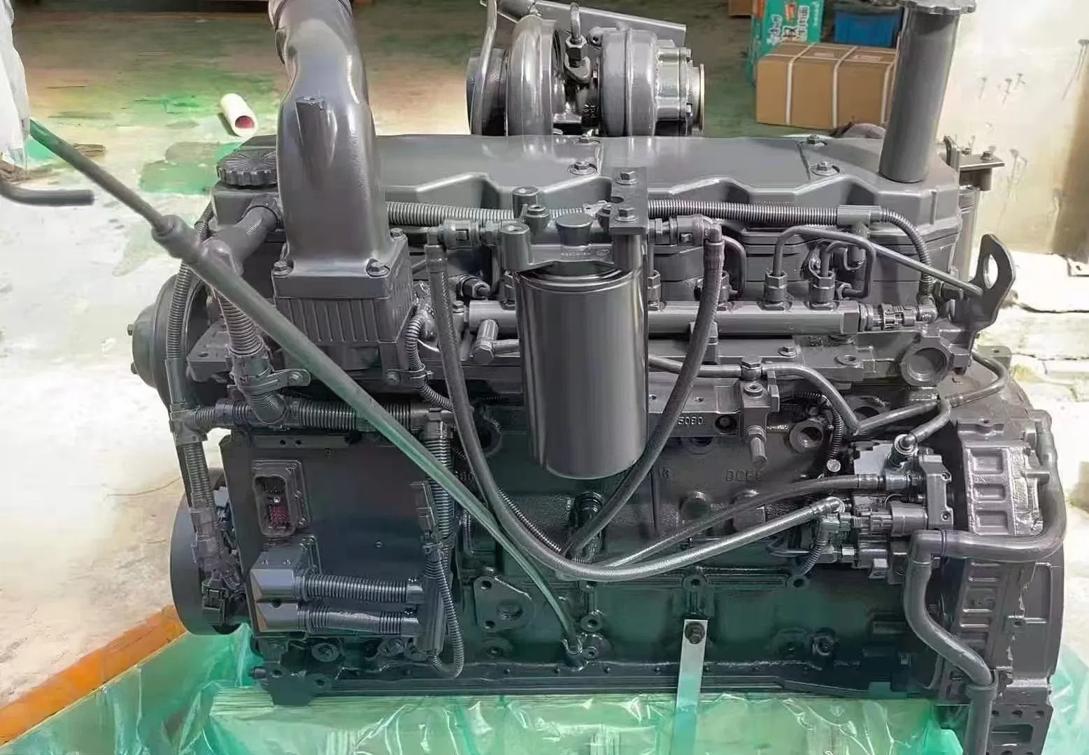 Дизельный двигатель Cummins QSB6.7 QSB7 в сборе