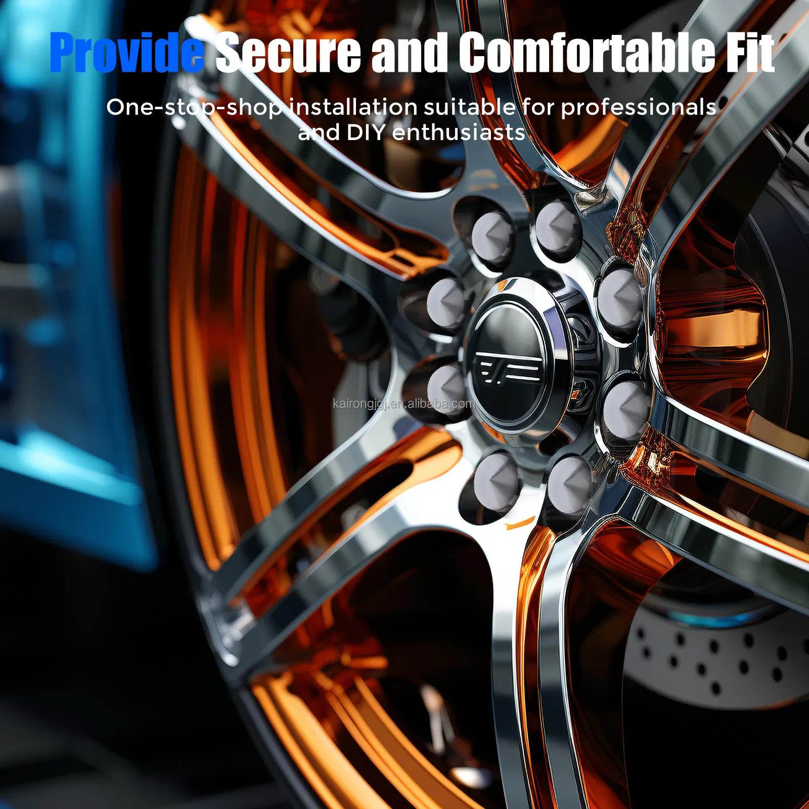 Premium Chrome Plated M12X1.5 Tire Lug Nut for Wheels