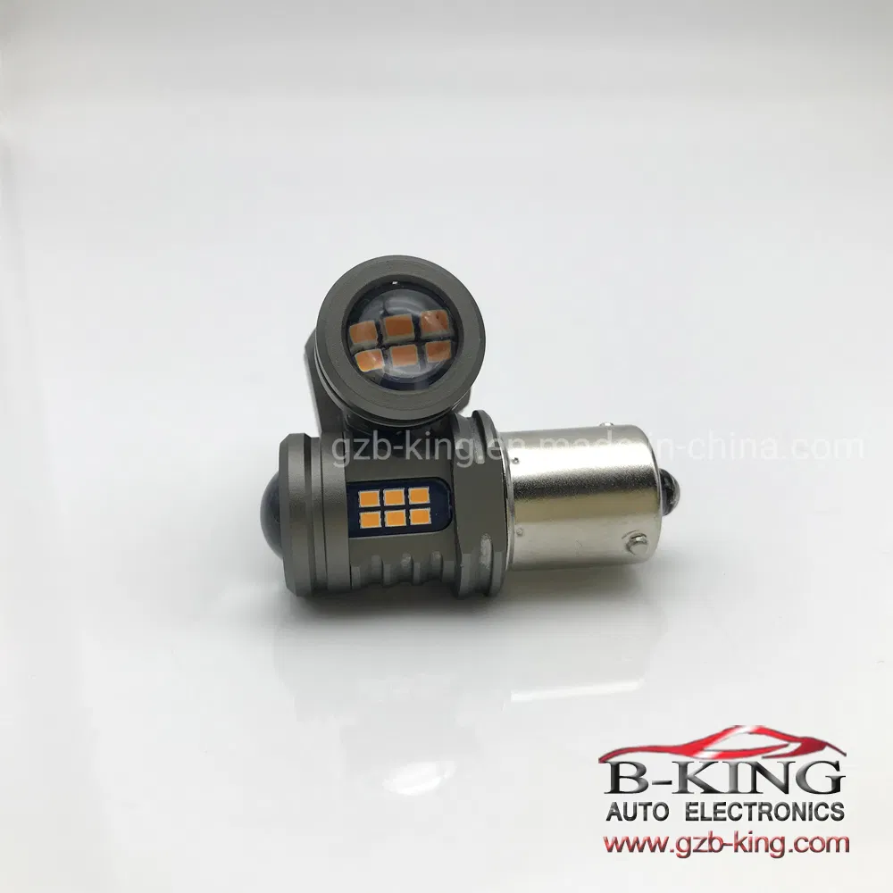 Светодиодная лампа указателя поворота BAU15S PY21W янтарная