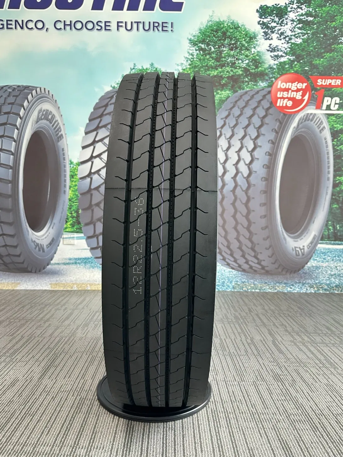 High Quality Truck and Bus Gencotire Durable Mining Overloading Trailer Radial TBR Tire 12r22.5, 315/80r22.5, 385/65r22.5 Factory Good Price PCR, OTR
