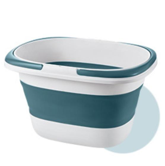 5L Collapsible Bucket with Lid Folding Basket Outdoor