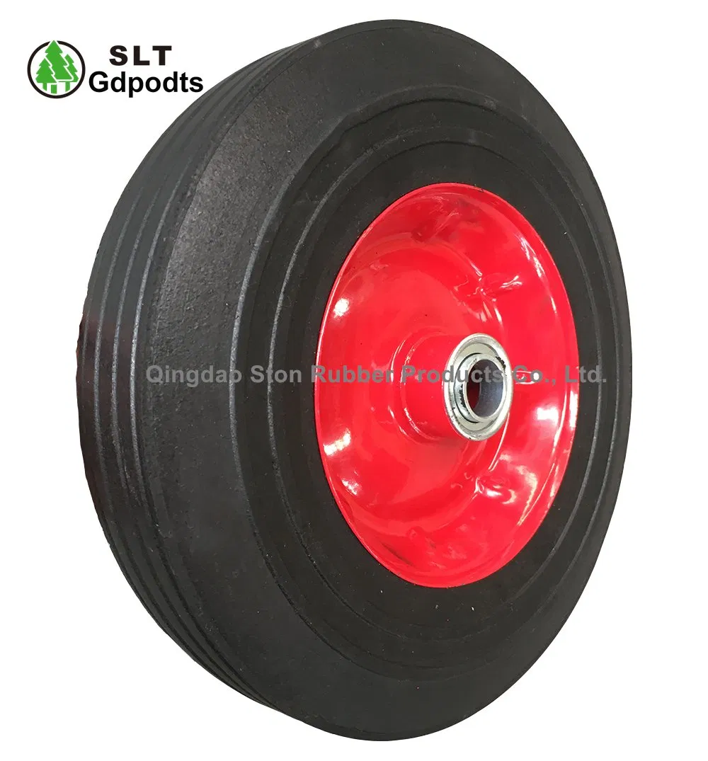 10 Inch Heavy Duty Trolley Wheels Rubber