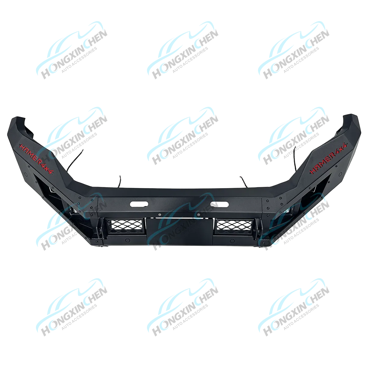 for 2011-2016 2/4WD F250 F350 Heavy Duty Black Front Bumper W/LEDs New