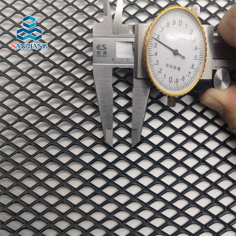 400X100 mm Black Expanded Aluminum Car Grill Mesh Sheet for Car Front Hood Bumper Accessories