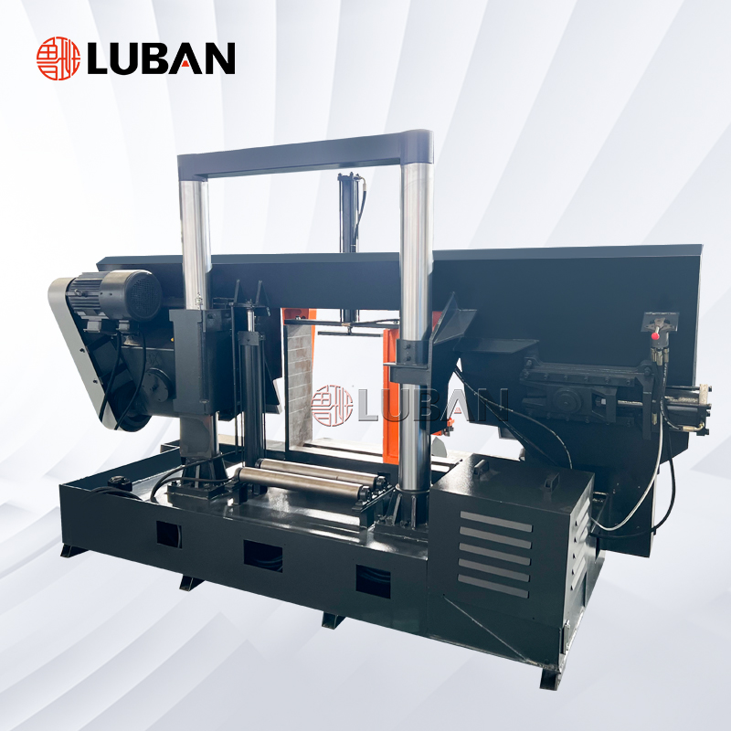 Lubansaw 25 Inch Semi Auto Band Saw Machine GB4265 Heavy Duty Band Saw 650mm Metal Cutter