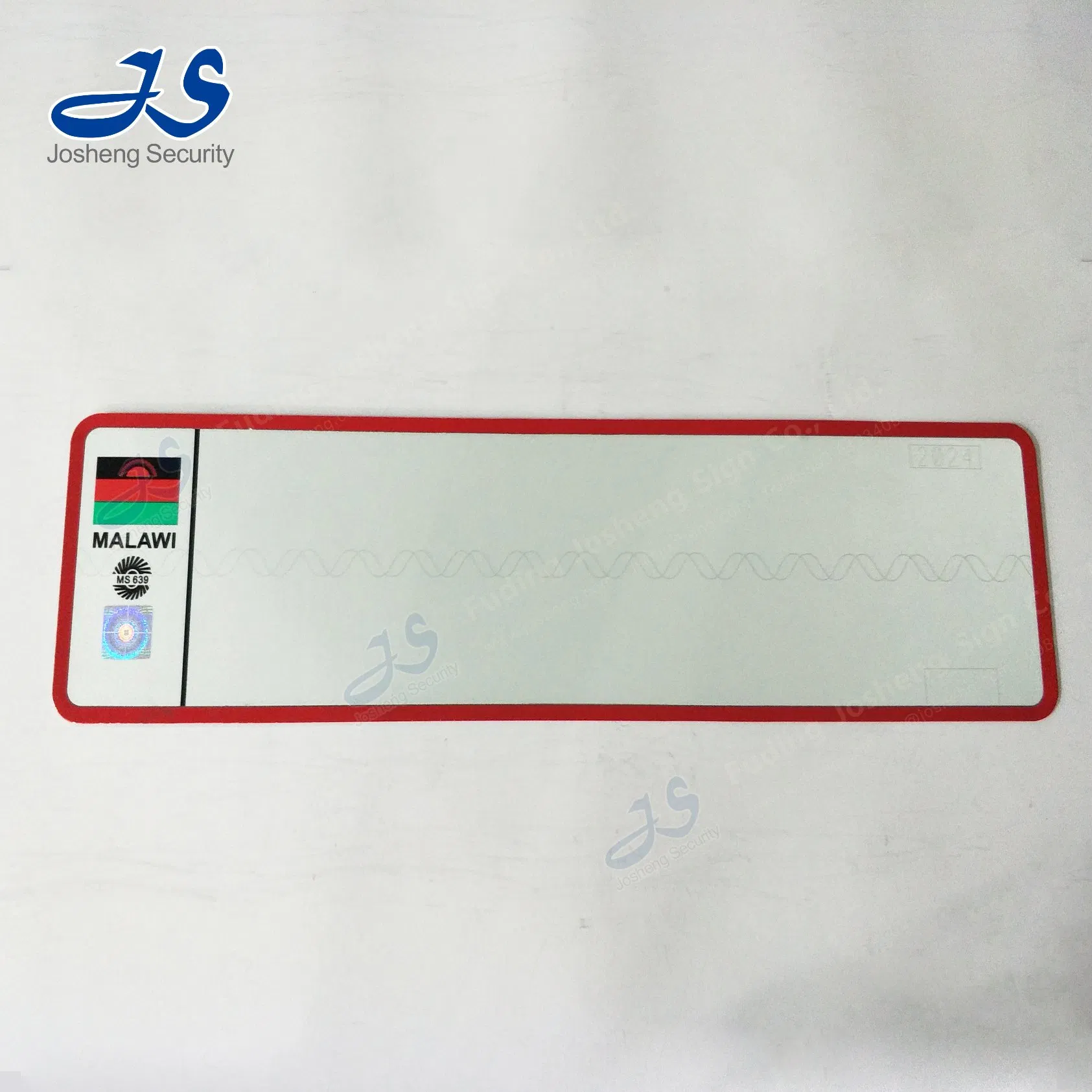 Malawi Blank Number Plate, Car Plate, License Plate, Registration Plate