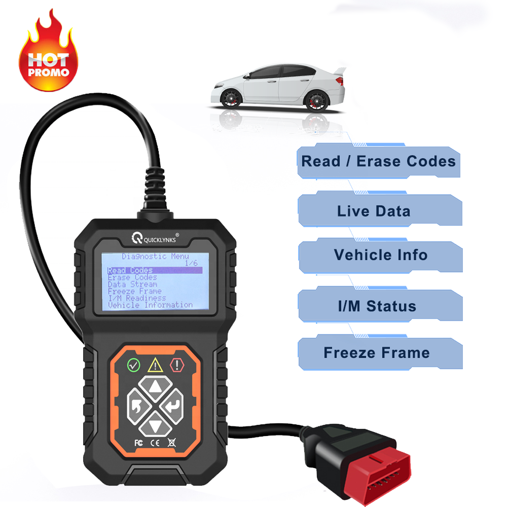 Универсальный диагностический сканер OBD2 для автомобилей