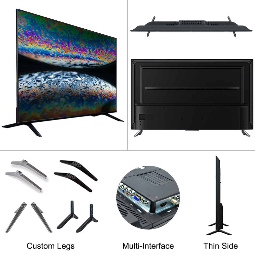 Светодиодный телевизор Smart TV на Android, 4K (24–85 дюймов)