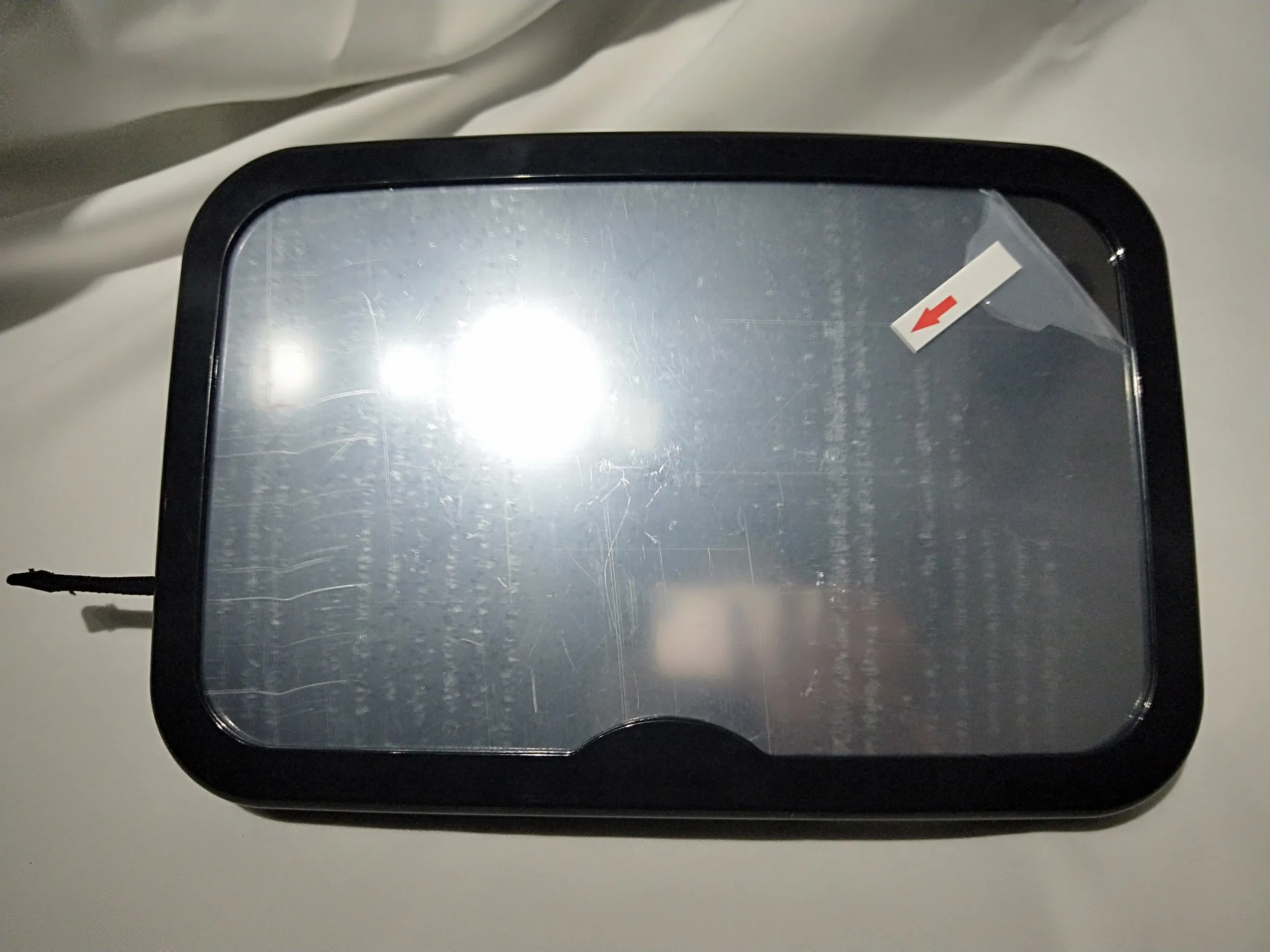 Universal Fit Anti-Glare Mirror Heated Defrost Tool-Free Car Rearview Mirror