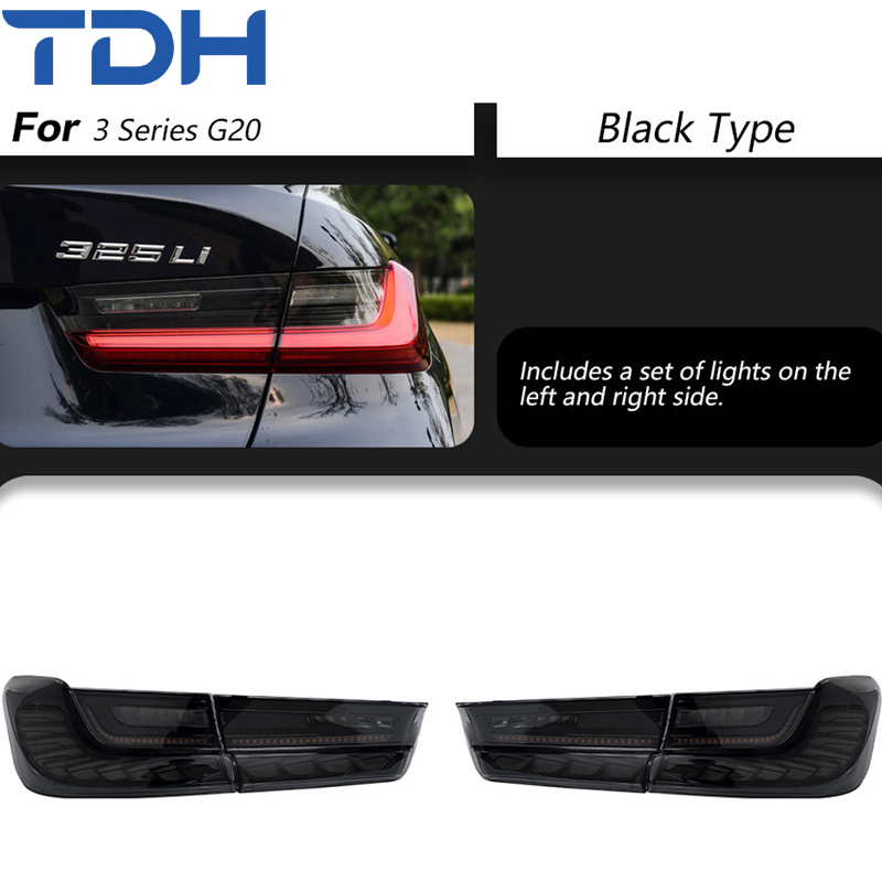 Dragon Scale LED Rear Light for 2019-2022 BMW 3 Series G20 G28 Facelift Rear Light Assembly