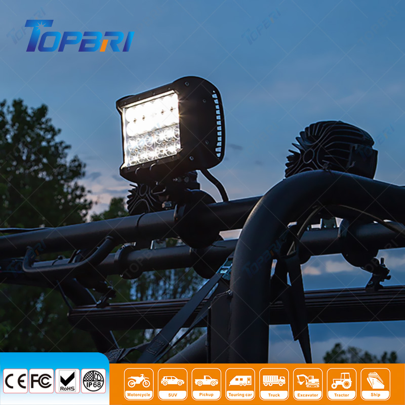Super Bright Combo 72W Offroad LED Light Bar for Jeep