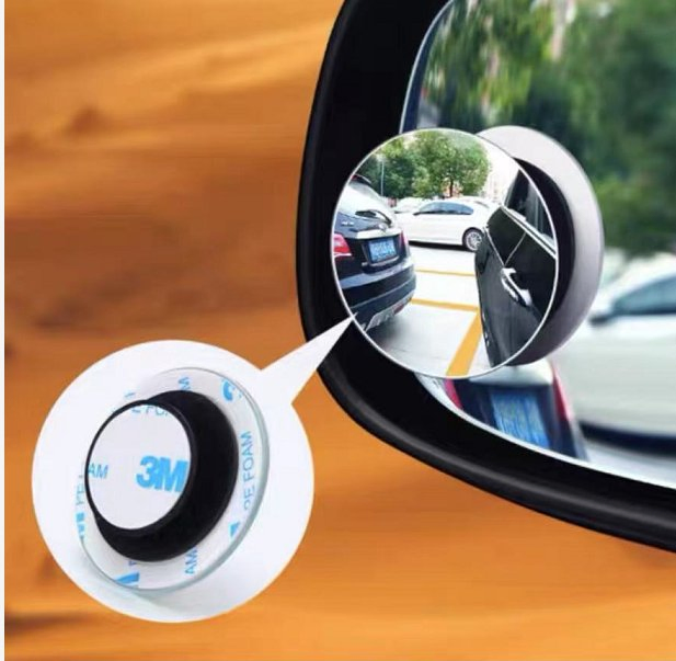 Small Round /Rearview / Universal Outside Back Seat Rear View Small Blind Spot Car Mirror