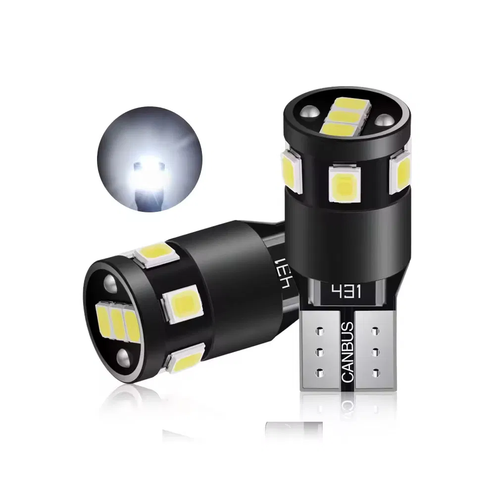 Светодиодная лампа T10 W5W 360° для авто, 12-24V