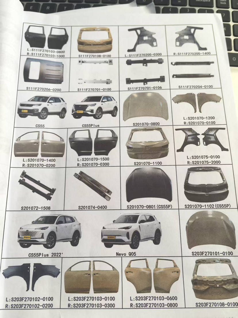 All of Auto Accessories for Changan Cars Series