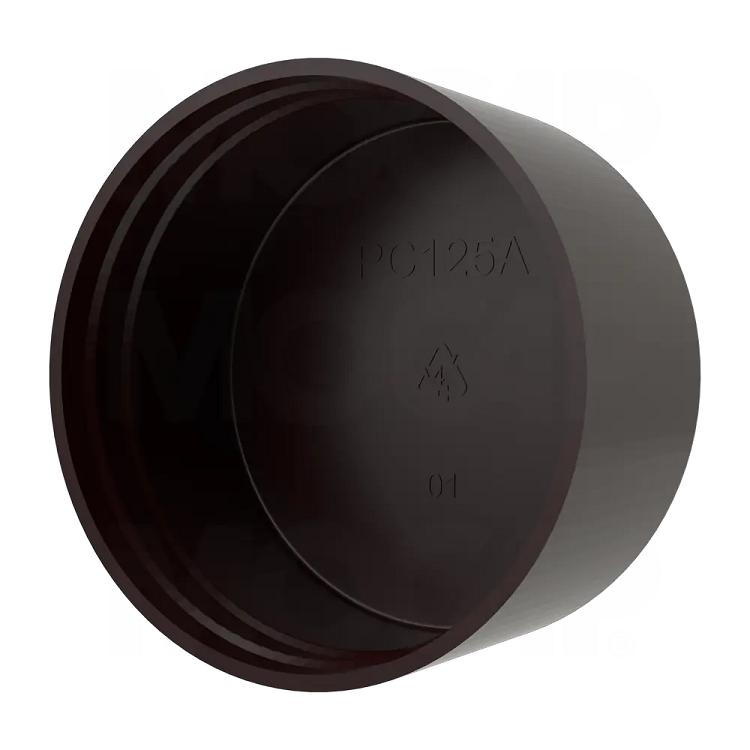 3 Inch Galvanized Steel Pipe Plastic Round Pipe End Cap for Tubing Protection From Damage and Contamination