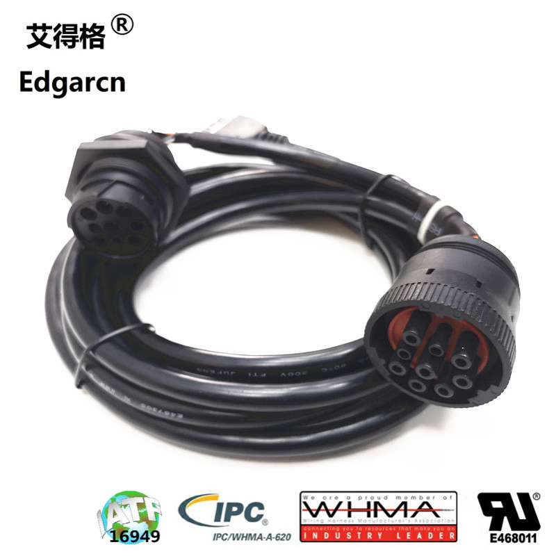 Premium Micro-Fit 3.0 to 9 Pin J1939 HD10 Wiring Harness