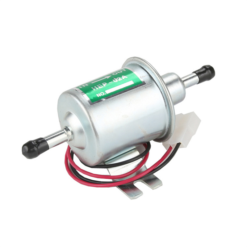 Hep02A Gas Diesel Inline Low Pressure Electric Fuel Pump Silvery