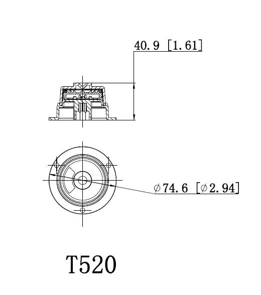 Передние/задние габаритные фонари LT-520 с E-MARK