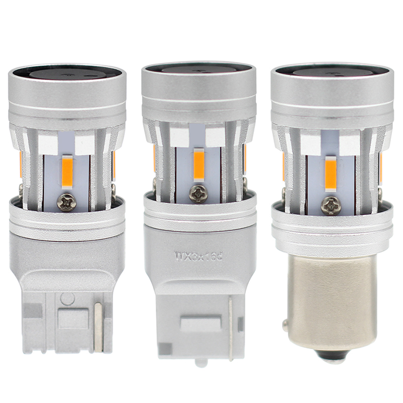 Светодиодная лампа 1156 BA15S для поворотников, CANBUS