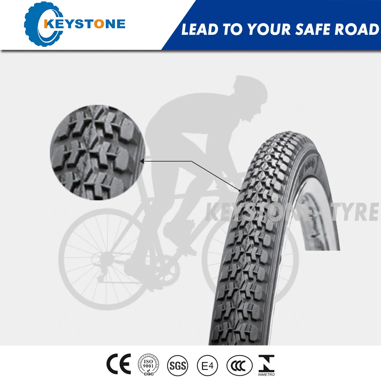 Велосипедная покрышка ECE Dual Compound для кросс-кантри