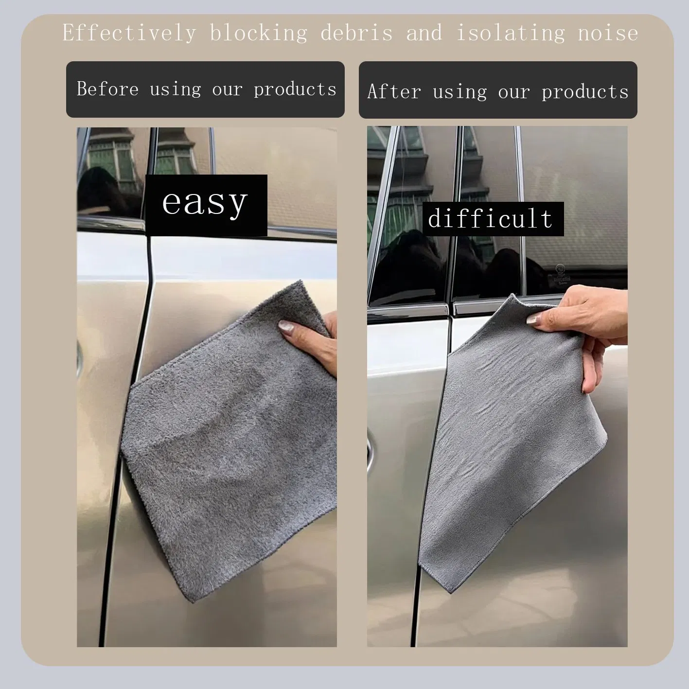 Customizable Rear Window /Door Seal EPDM Solid Rubber Sealing Strip for Car