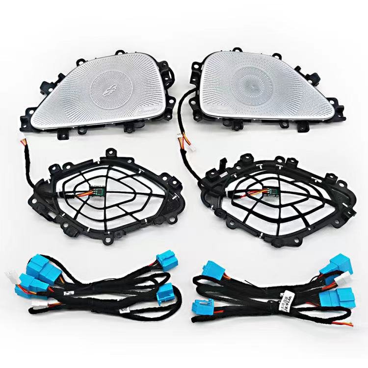 Car Ambient Light for Mercedes Benz Gle/GLS W167 LED Strip Light RGB Turbine Air Outlet Light 64 Colors Door Speaker