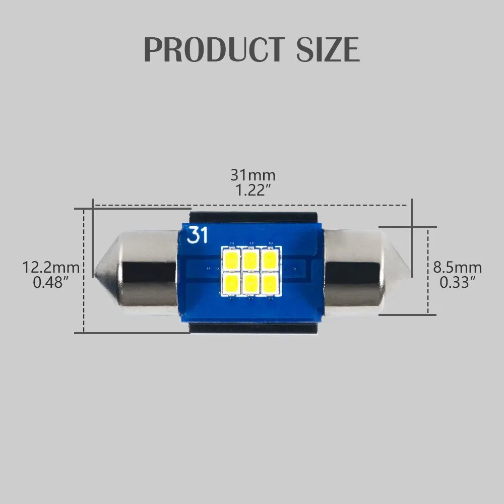 Светодиодная лампа Festoon 31mm Canbus для салона авто