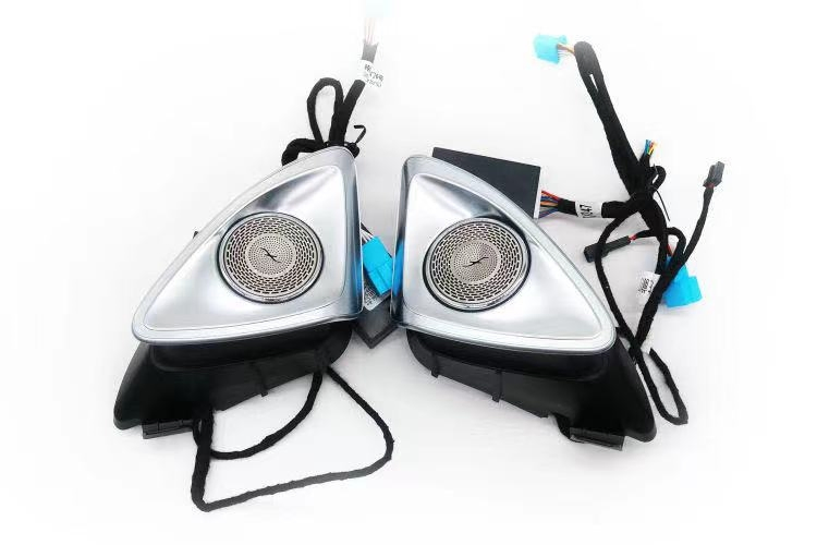 Mercedes New a-Class W177 Car Ambient Light Kit 4D Rotating Tweeter 64 Color Door Speaker Interior LED Headlights