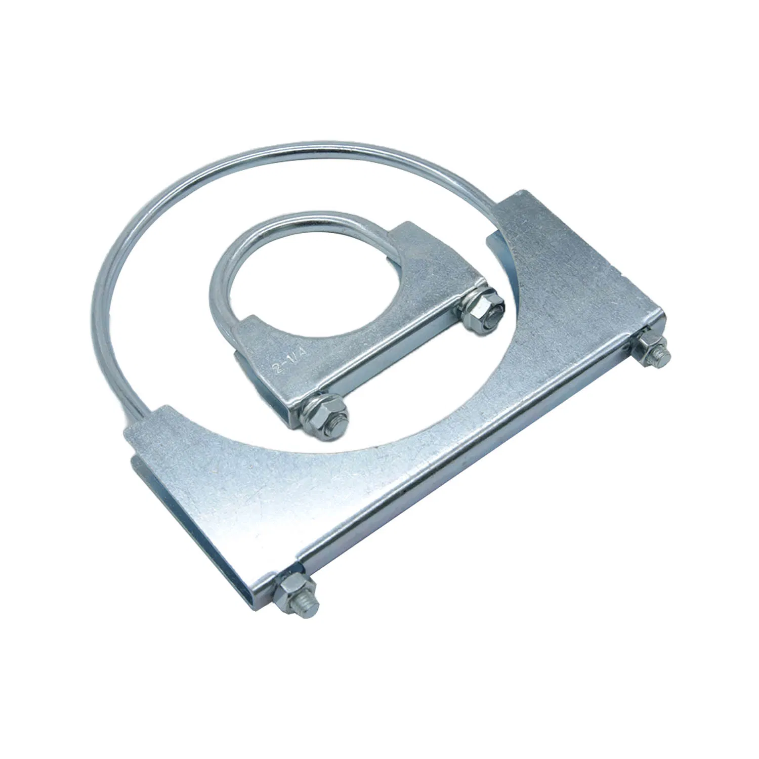 4 Inch Zinc Plated U-Bolt Clamp for Automotive Exhaust Pipe Applications