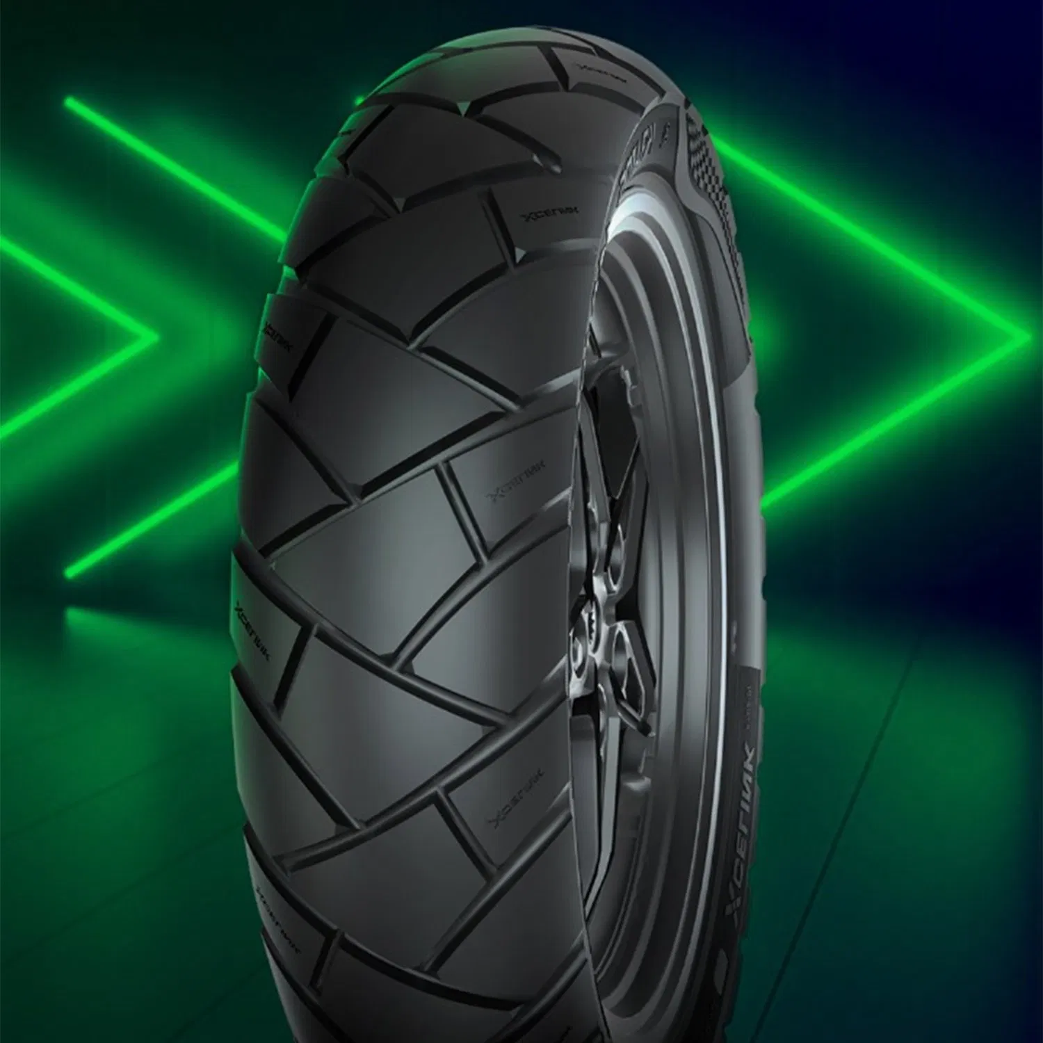 Шина мотоциклетная бескамерная 17 дюймов, внедорожная