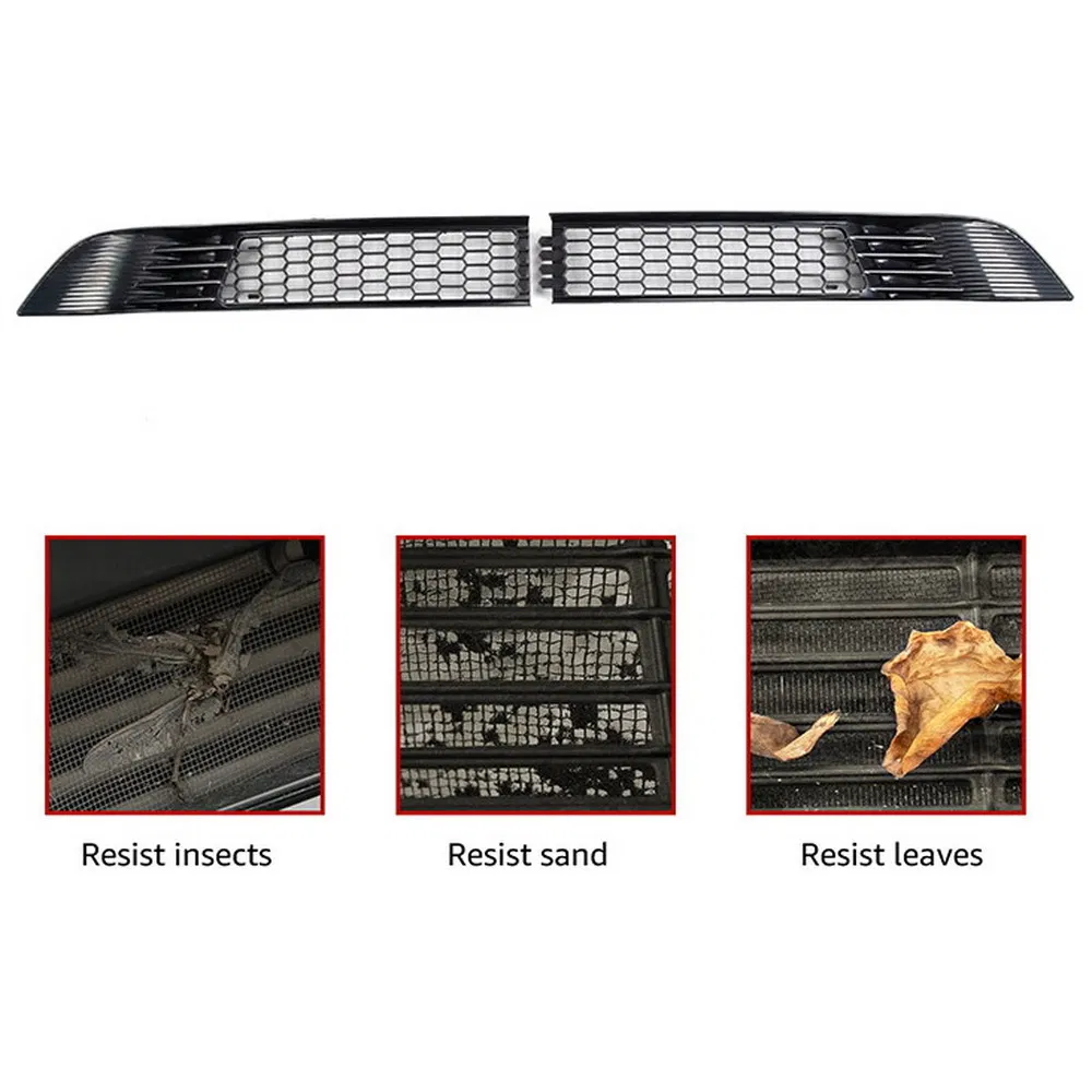 Upgraded Aluminum Insect Prevention Net of Automobile Medium Net Detachable and Washable for Tesla Front Grille Mesh Accessories