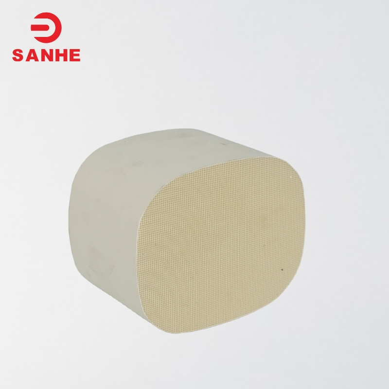 Керамическая сотовая подложка-носитель катализатора