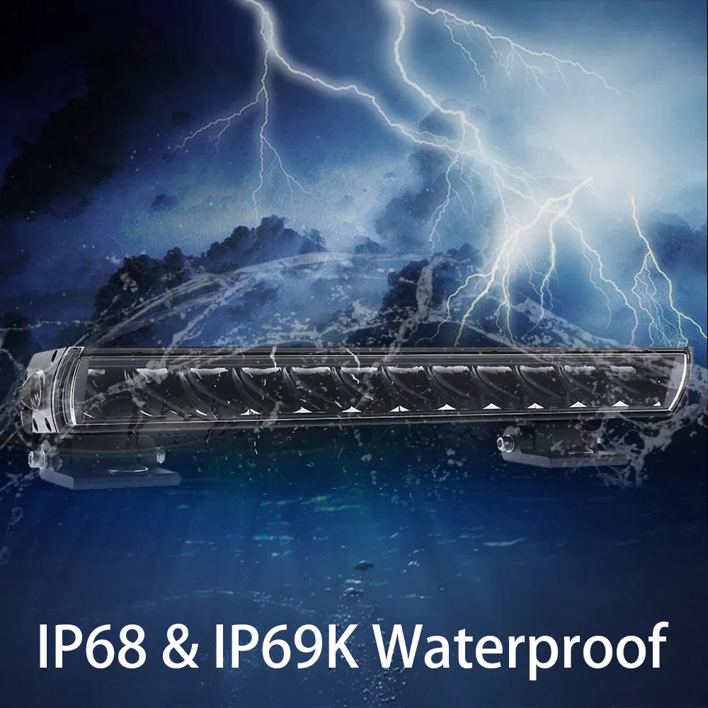 Diamond LED Slim Light Bar Series Available for 14inch and 20inch Power at 60W and 90W Approved by ECE R112