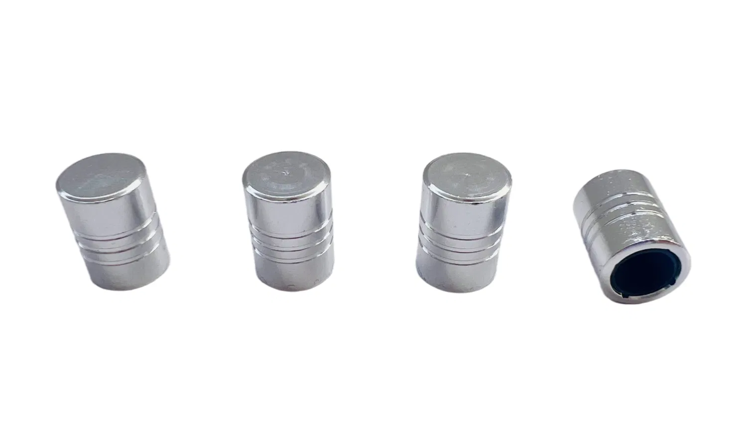 Колпачки для шин алюминиевые серебристые (4 шт)