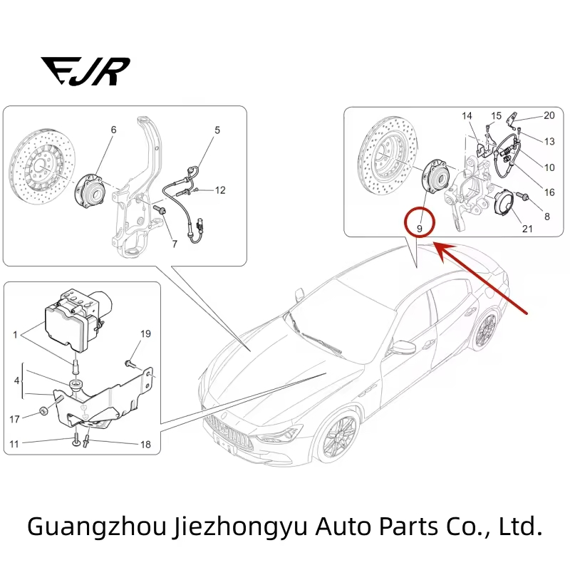 Подшипник ступицы колеса для Maserati Ghibli, Levante, Quattroporte 2017